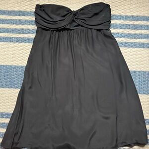The Limited Black Strapless Babydoll Dress